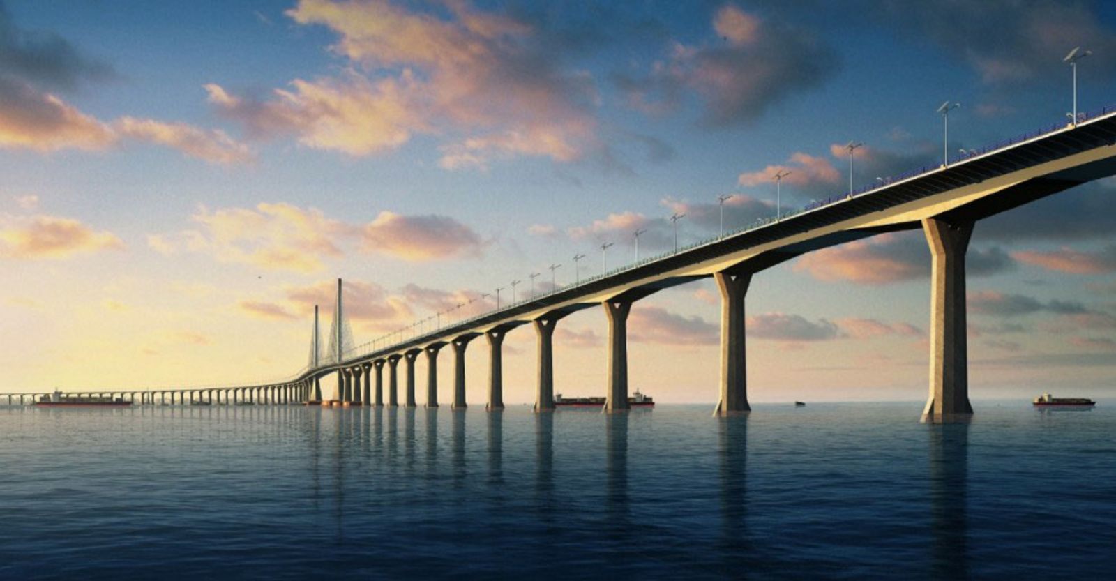 Hong Kong–Zhuhai–Macau Bridge, protected with Unitech earthing and lightning protection systems