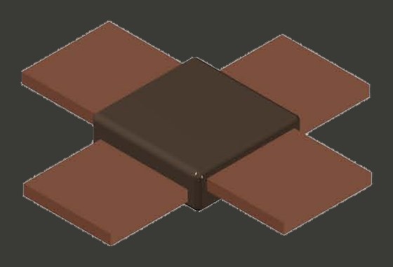Uni-Weld mould joint BB40 — busbar to busbar cross joint
