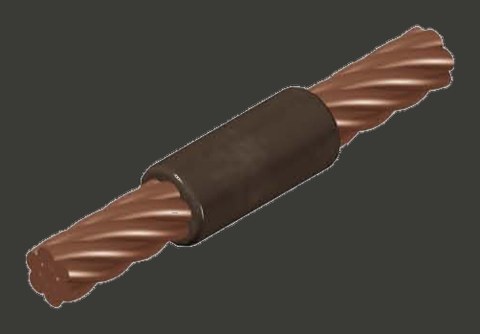 Uni-Weld mould joint CC1 — cable to cable straight joint