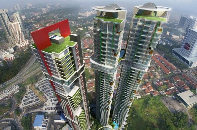 Tri Tower Residence towers, Johor Bahru