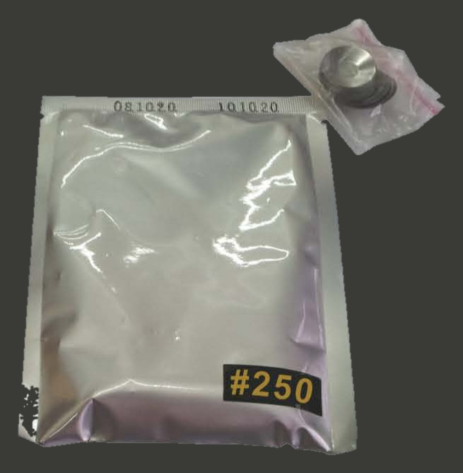 Uni-Weld welding powder pouch with steel retaining disc